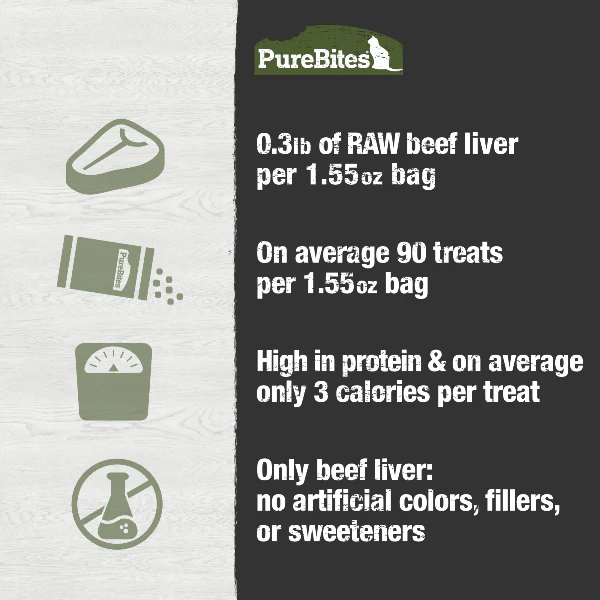 PureBites Freeze Dried Beef Liver Cat Treat, 44g - Image 4