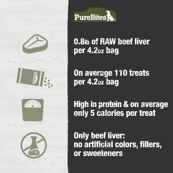 PureBites Freeze Dried Beef Liver Dog Treats - Image 5