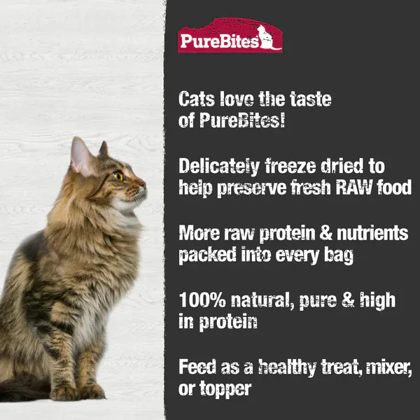 PureBites Freeze Dried Chicken Heart Cat Treat, 31g - Image 3