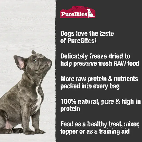 PureBites Freeze Dried Chicken Heart Dog Treats, 85g - Image 3