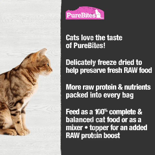 PureBites Freeze Dried Salmon Recipe Food Topper For Cats - Image 3