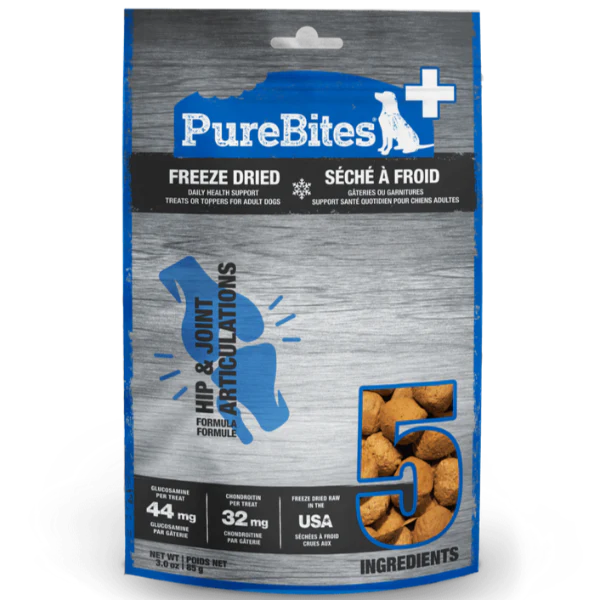 PureBites+ Hip & Joint Freeze Dried Dog Treats