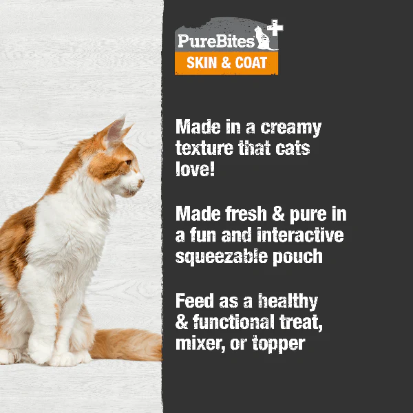 PureBites+ Squeezables For Cats; Skin & Coat - Image 3