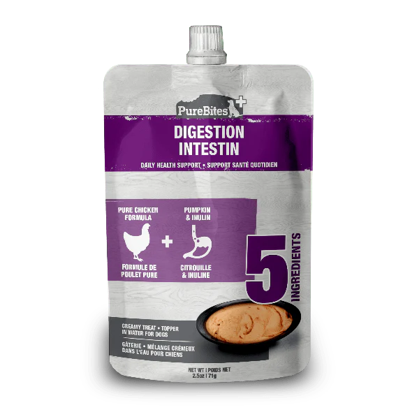 PureBites+ Squeezables For Dogs; Digestion