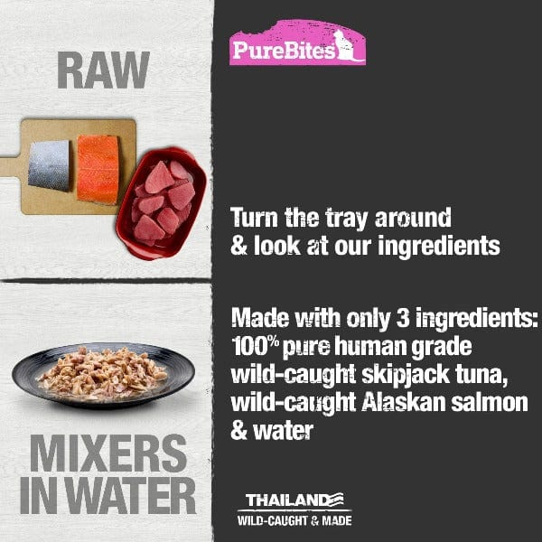 Purebites Mixers for Cats; Wild Tuna & Salmon - Image 3