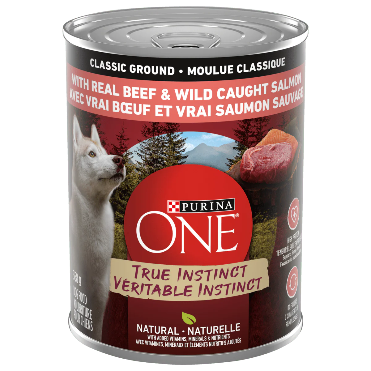 Purina ONE True Instinct with Beef & Salmon Canned Dog Food
