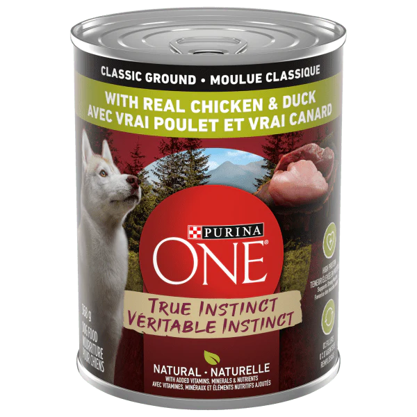 Purina ONE True Instinct with Chicken & Duck Canned Dog Food