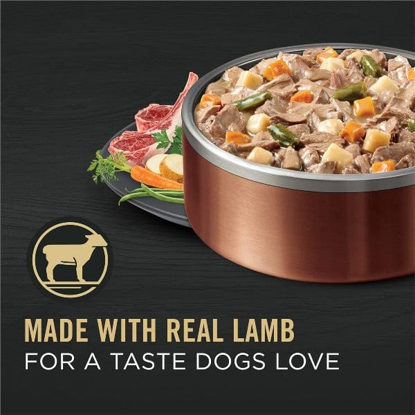 Purina Pro Plan Adult Lamb & Vegetables Entrée Slices in Gravy Canned Dog Food - Image 2