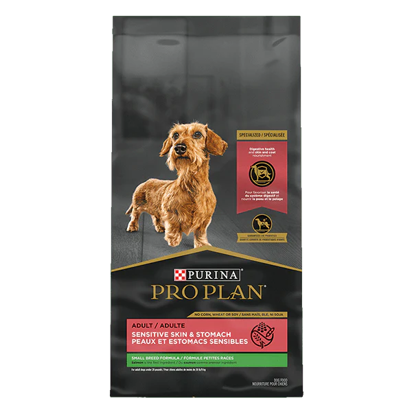 Purina Pro Plan Adult Small Breed Sensitive Skin & Stomach Salmon & Rice Dry Dog Food