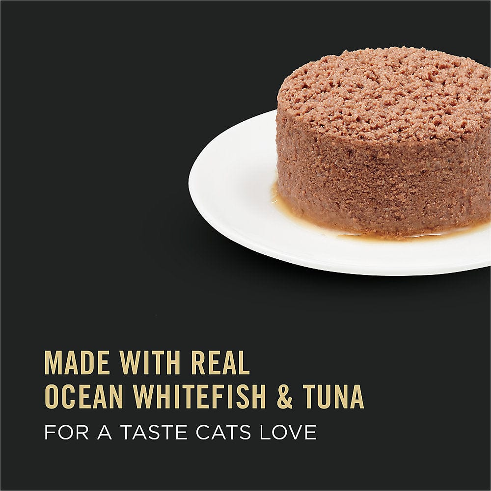 Purina Pro Plan Complete Essentials Ocean Whitefish & Tuna Entree Canned Cat Food, 156g - Image 2