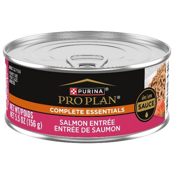 Purina Pro Plan Complete Essentials Salmon Entrée in Sauce Canned Cat Food, 156g