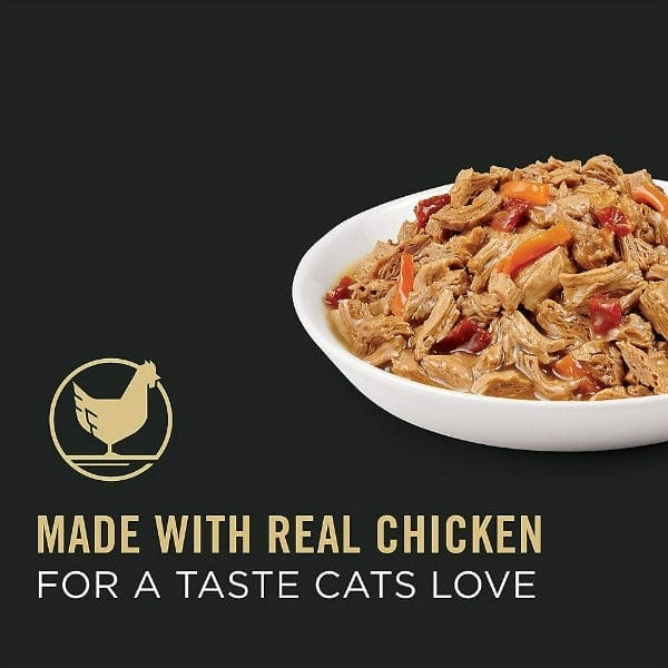 Purina Pro Plan Complete Essentials White Meat Chicken & Vegetables Entrée in Gravy Canned Cat Food, 85g - Image 2