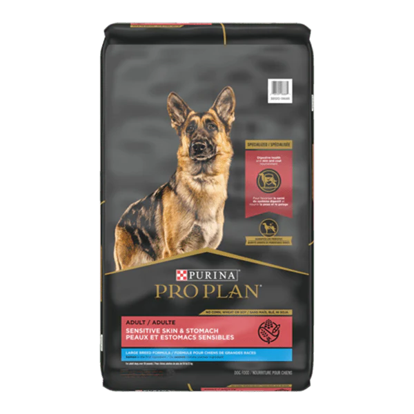 Purina Pro Plan Large Breed Adult Sensitive Skin & Stomach Salmon & Rice Dry Dog Food, 34lb - Image 2