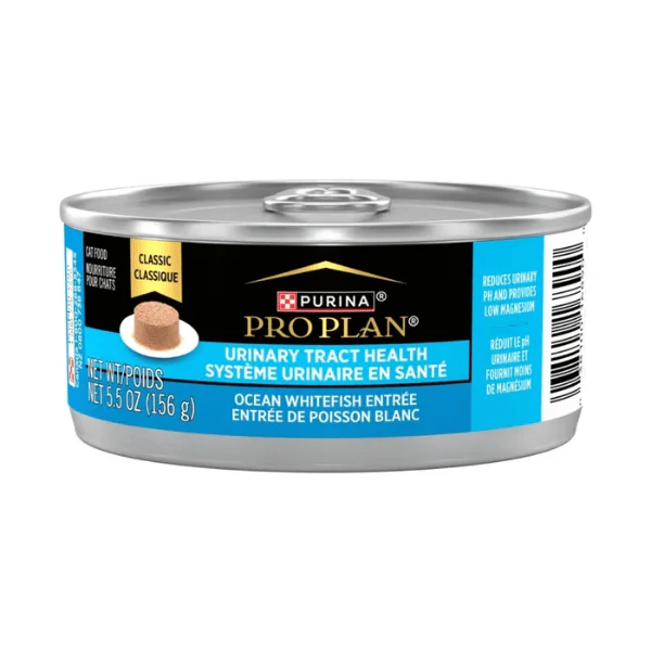 Purina Pro Plan Urinary Tract Health Ocean Whitefish Entree Canned Cat Food, 156g