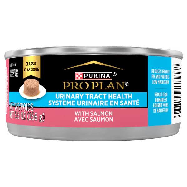 Purina Pro Plan Urinary Tract Health with Salmon Canned Cat Food, 156g