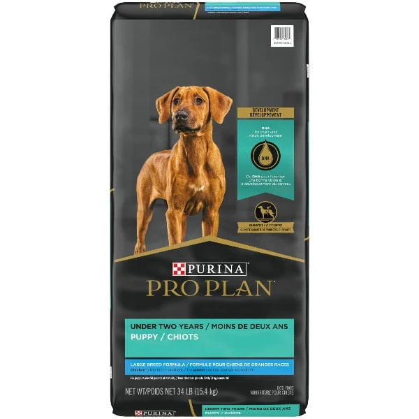 Purina Pro Plan Large Breed Chicken & Rice Dry Puppy Food, 34lb