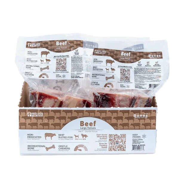 Red Dog Blue Kat Beef Femurs, Large