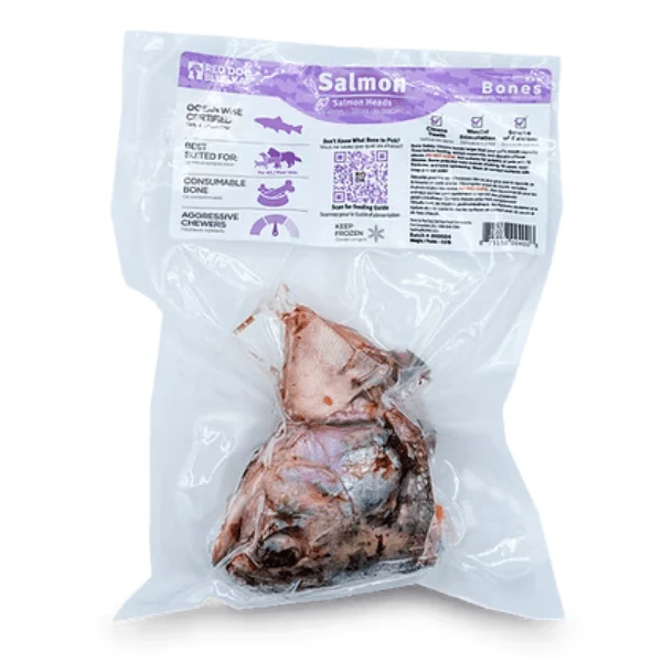 Red Dog Blue Kat Salmon Heads, 0.8lb