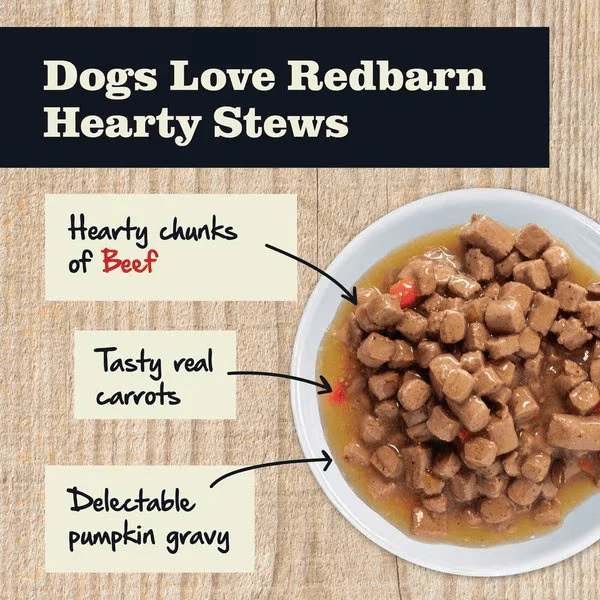 RedBarn Hearty Stew Beef & Carrot Recipe Canned Dog Food, 12oz - Image 2