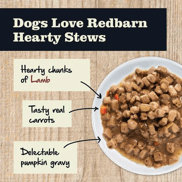 RedBarn Hearty Stew Lamb & Carrot Recipe Canned Dog Food, 12oz - Image 2