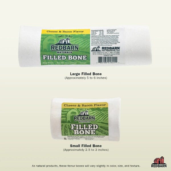 RedBarn Natural Filled Bone; Cheese & Bacon - Image 4