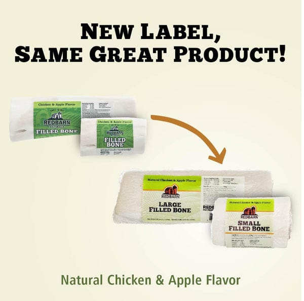 RedBarn Natural Filled Bone; Chicken & Apple - Image 2