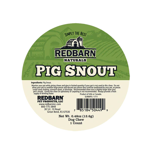 RedBarn Pig Snout Dog Chew - Image 2