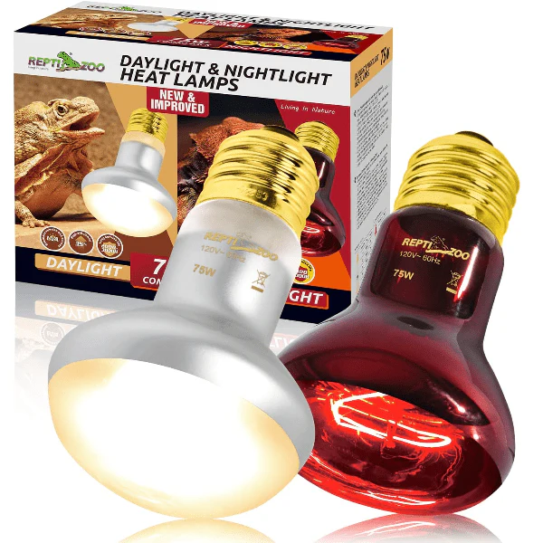 Reptizoo Combo Daylight & Nightlight Heat Lamps