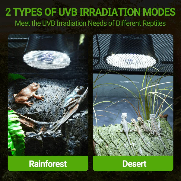 Reptizoo Low Profile UVB LED Dimming Fixture - Image 3