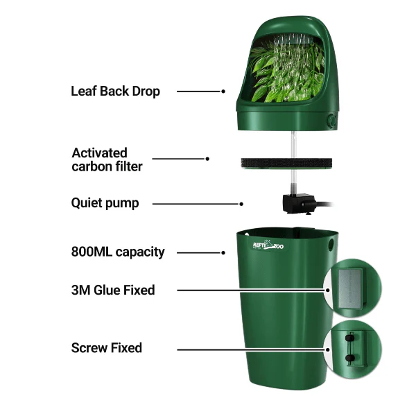 Reptizoo Reptile Waterfall Drinking Fountain - Image 6