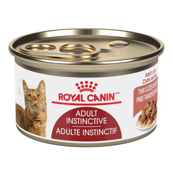 Royal Canin Adult Instinctive Thin Slices in Gravy Canned Cat Food 12 Pack - Image 4