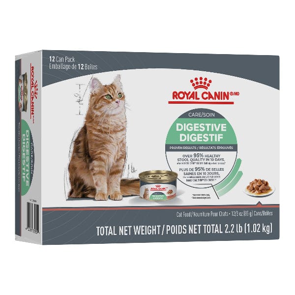 Royal Canin Digestive Care Thin Slices in Gravy Canned Cat Food 12 Pack