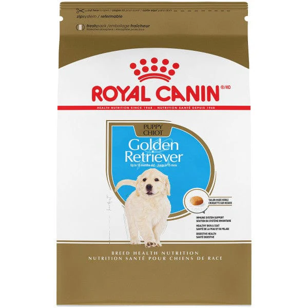 Royal Canin Golden Retriever Puppy Dry Dog Food, 30lb