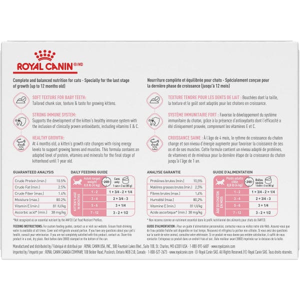 Royal Canin Kitten Thin Slices in Gravy Canned Cat Food 12 Pack - Image 3