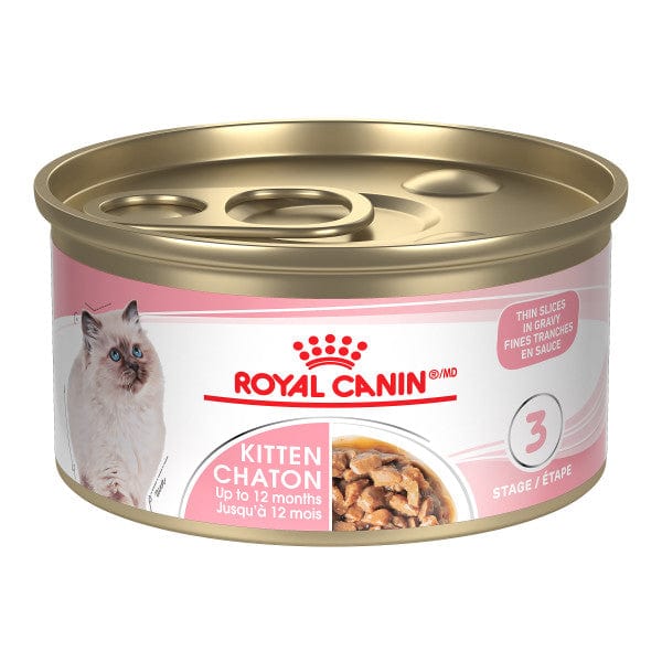 Royal Canin Kitten Thin Slices in Gravy Canned Cat Food 12 Pack - Image 4