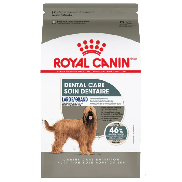 Royal Canin Large Breed Dental Care Dry Dog Food, 30lb