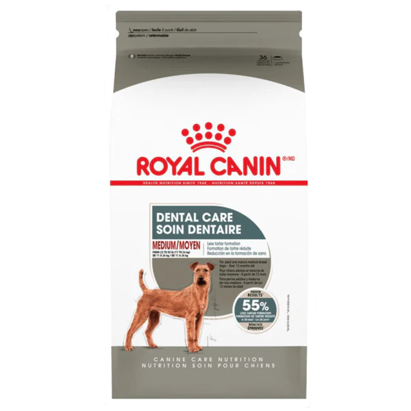 Royal Canin Medium Adult Dental Care Dry Dog Food, 28lb