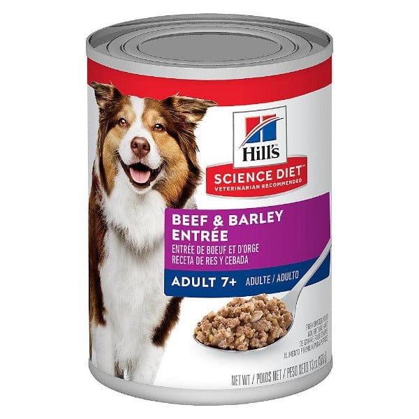 Science Diet Beef & Barley Entree Adult 7+ Canned Dog Food, 13oz - Image 2