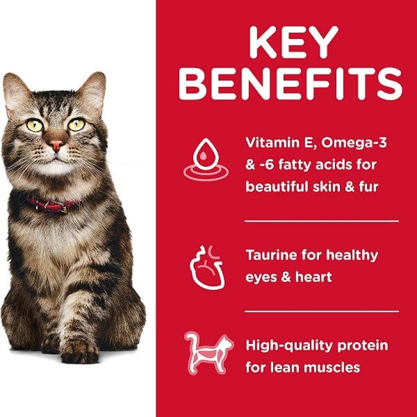 Science Diet Adult 7+ Hairball Control Chicken Recipe Dry Cat Food - Image 2