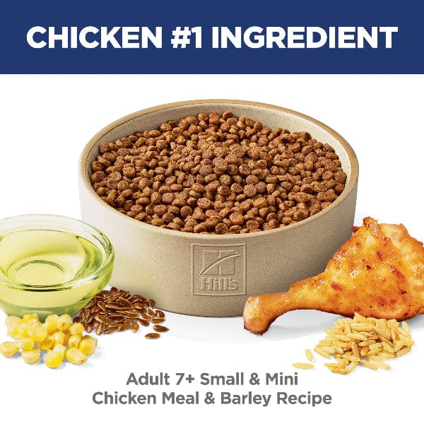 Science Diet Adult 7+ Small & Mini Chicken & Brown Rice Recipe Dry Dog Food - Image 4