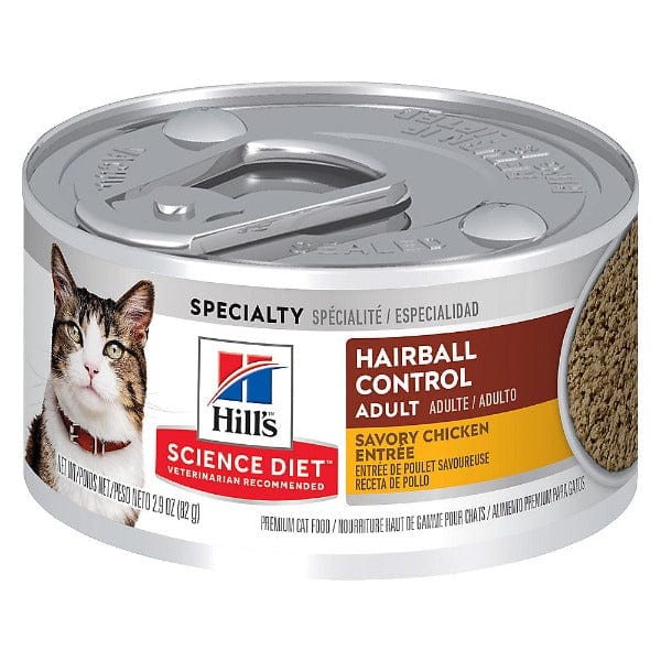 Science Diet Hairball Control Savory Chicken Entree Adult Canned Cat Food - Image 4
