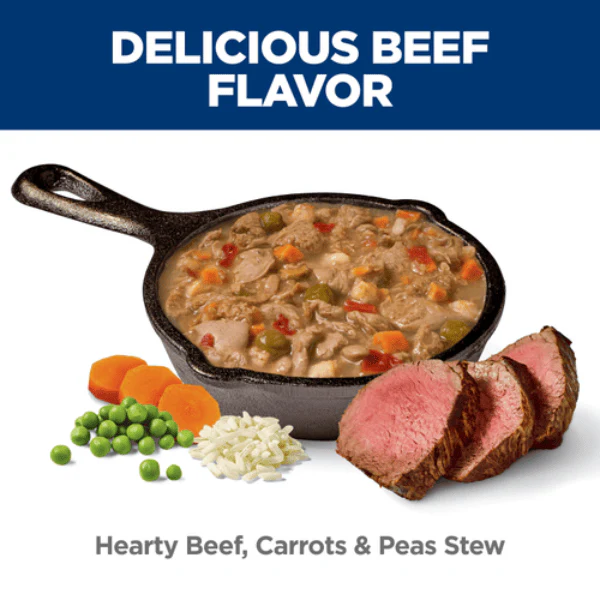 Science Diet Healthy Cuisine Braised Beef, Carrots & Peas Stew Adult Canned Dog Food, 12.5oz - Image 2