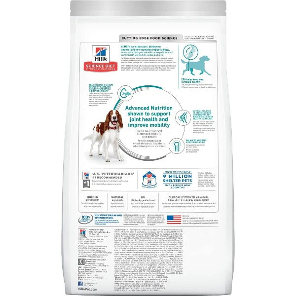 Science Diet Adult Healthy Mobility Chicken Recipe Dry Dog Food, 30lb - Image 3