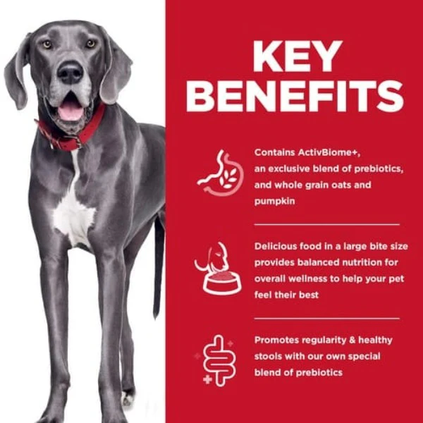Science Diet Adult Large Breed Perfect Digestion Chicken Recipe Dry Dog Food, 22lb - Image 2