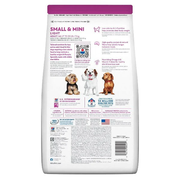 Science Diet Adult Light Small & Mini Chicken Meal & Barley Dry Dog Food, 4.5lb - Image 4