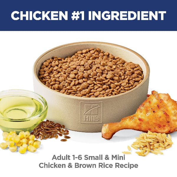 Science Diet Adult Small & Mini Chicken & Brown Rice Recipe Dry Dog Food, 4.5lb - Image 4