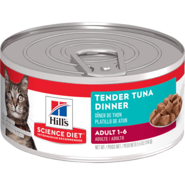 Science Diet Tender Tuna Dinner Adult Canned Cat Food, 5.5oz