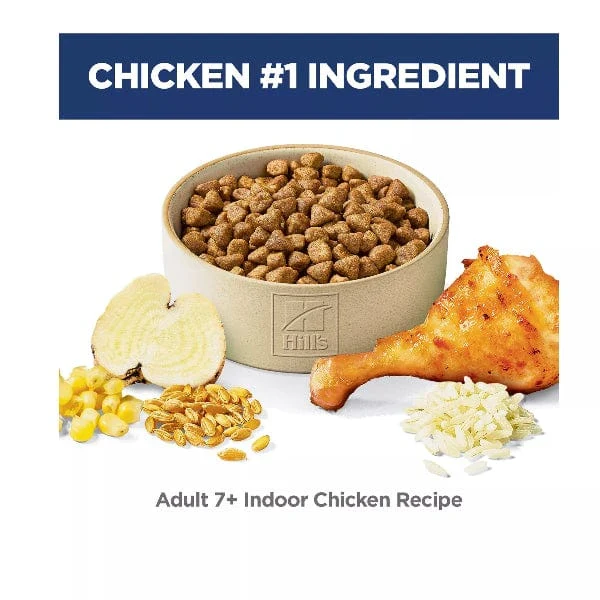 Science Diet Indoor Adult 7+ Chicken Recipe Dry Cat Food - Image 3