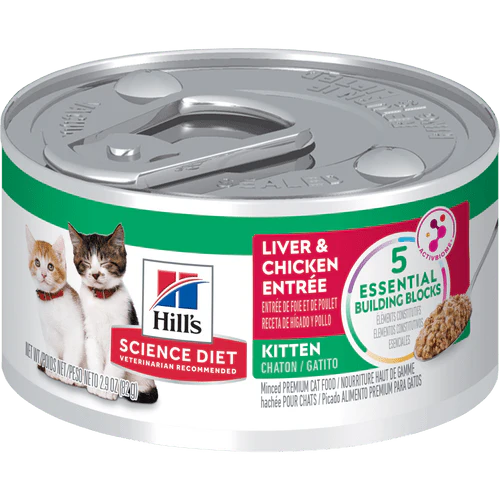 Science Diet Liver & Chicken Entree Canned Kitten Food
