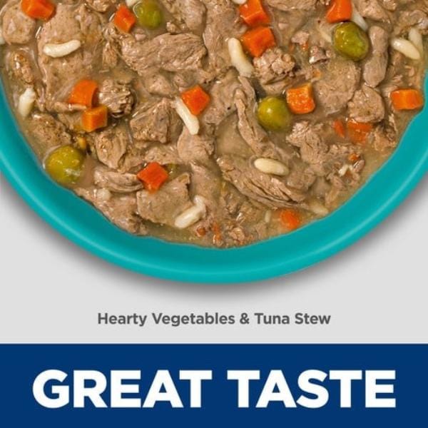 Science Diet Perfect Weight & Joint Support Hearty Vegetables and Tuna Stew Adult Canned Dog Food, 12.5oz - Image 2